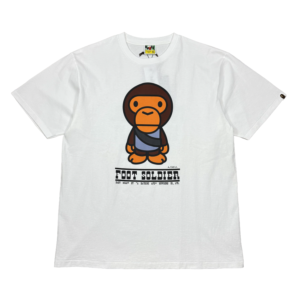 BAPE BABY MILO FOOT SOLDIER TEE (BRANDNEW)