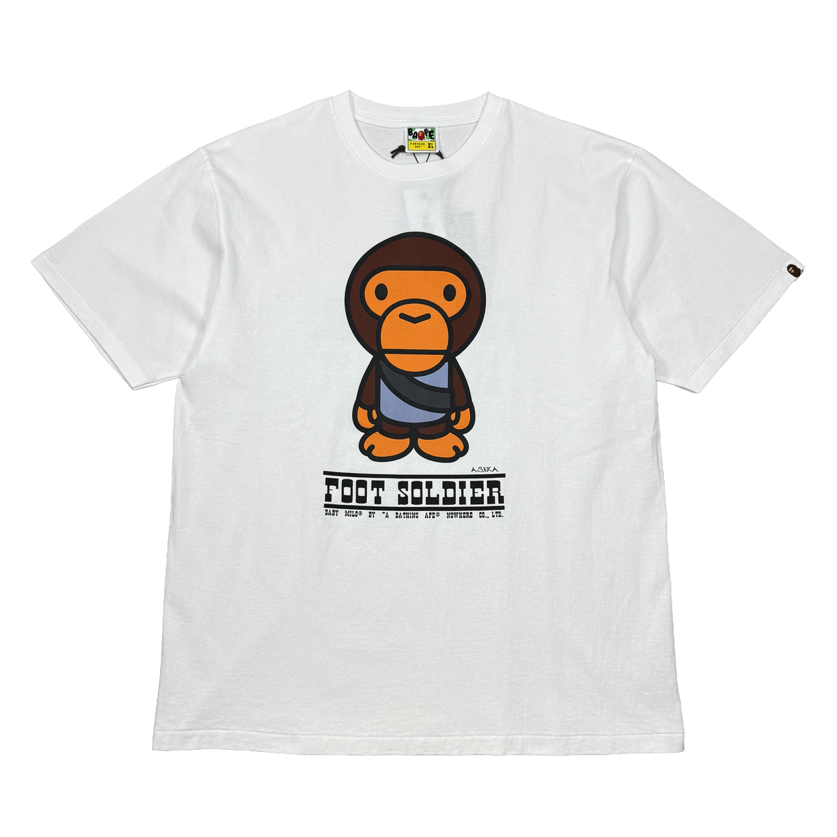 BAPE BABY MILO FOOT SOLDIER TEE (BRANDNEW)