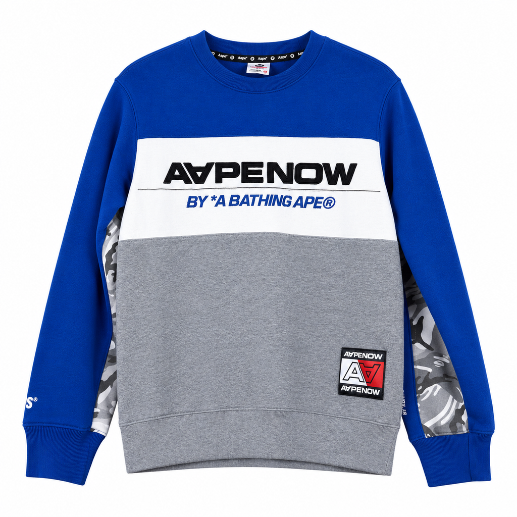 AAPE 3TONE SWEATSHIRT