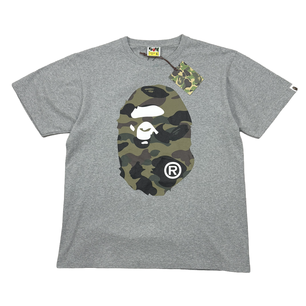 BAPE 1ST CAMO BIG APE HEAD TEE