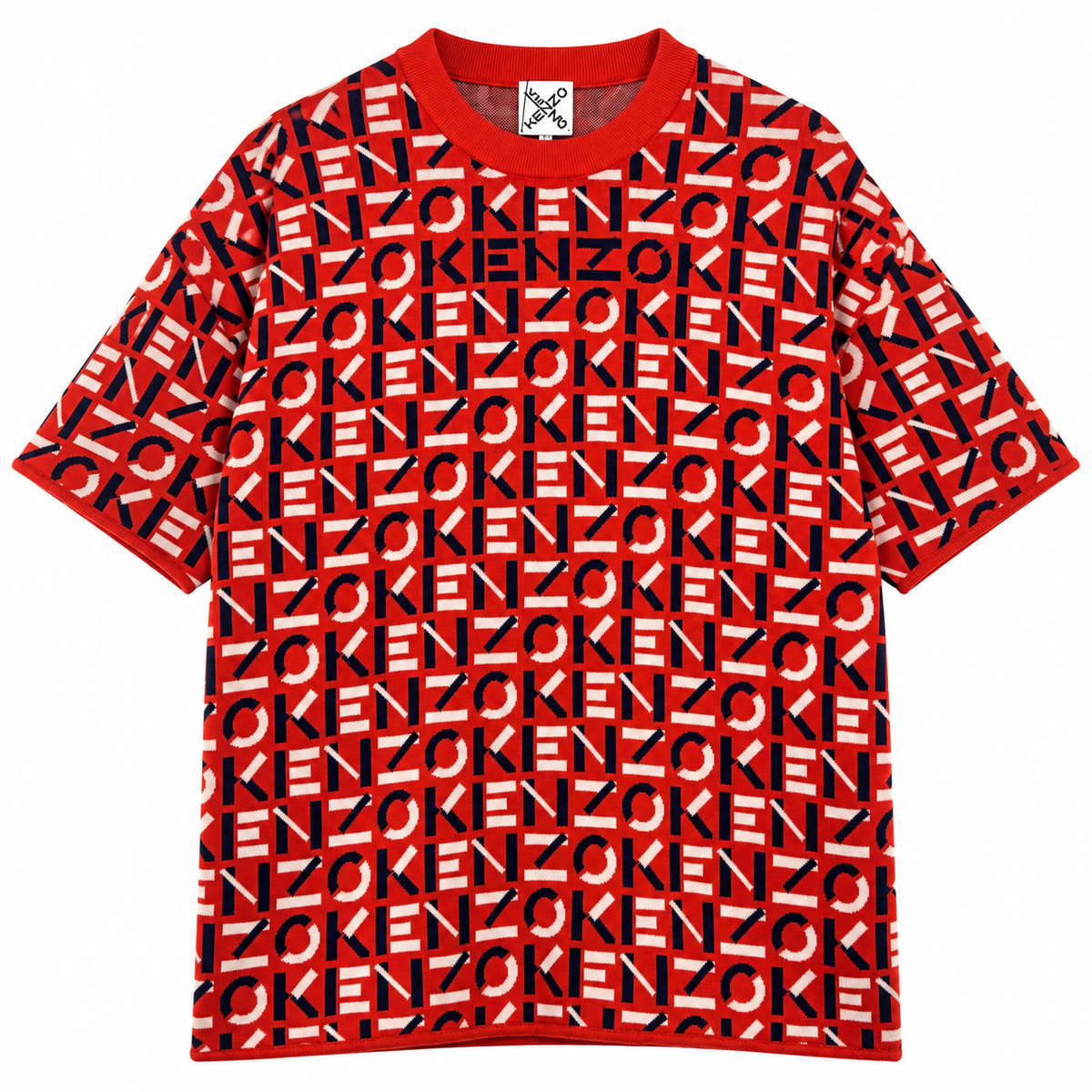 KENZO MONOGRAM PATTERN TEE