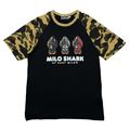 BAPE MILO SHARK RAGLAN TEE