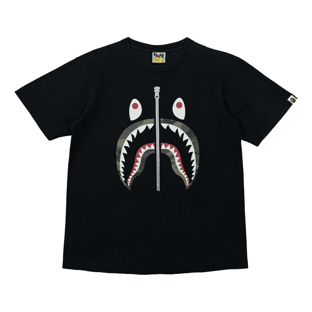 BAPE 1ST CAMO SHARK TEE