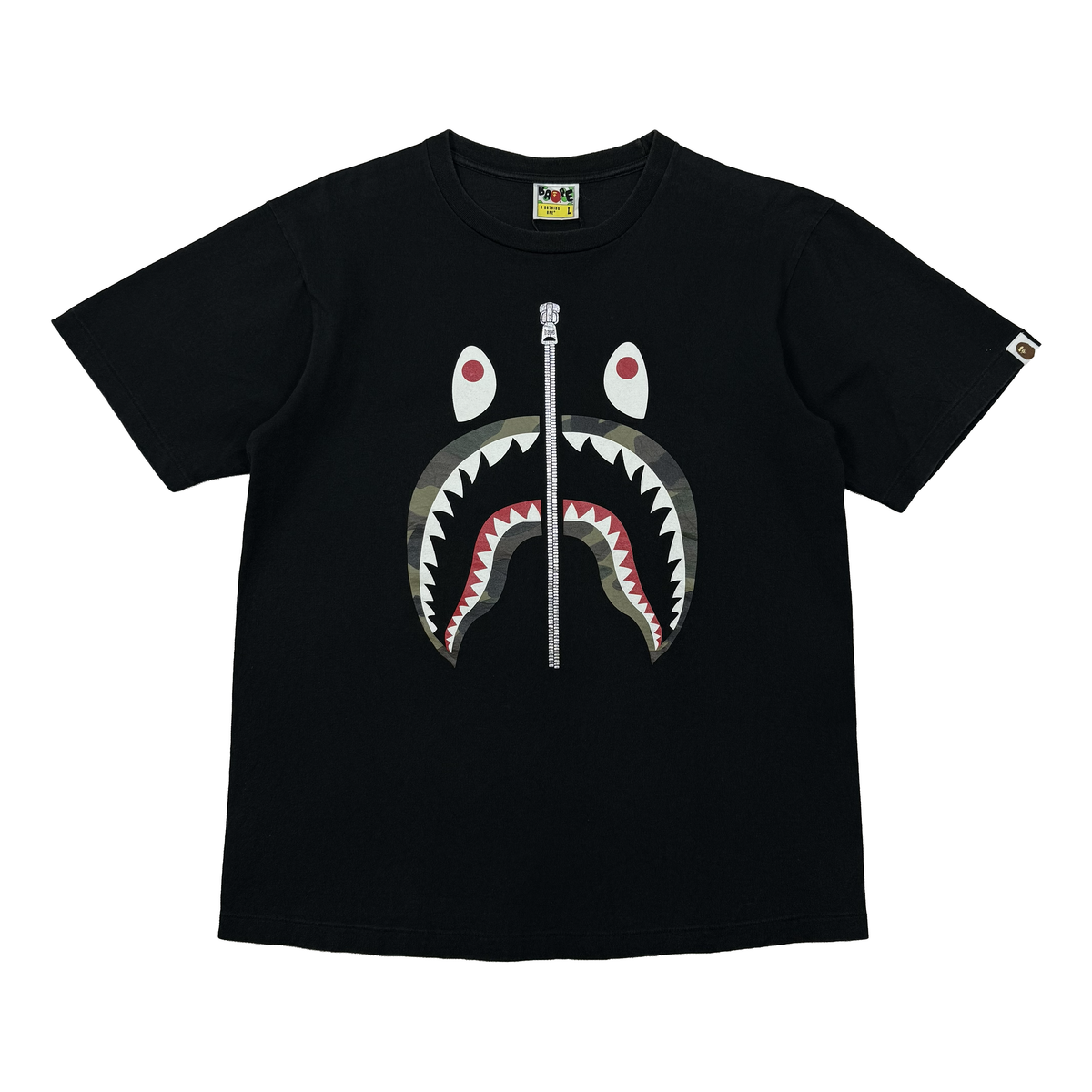 BAPE 1ST CAMO SHARK TEE
