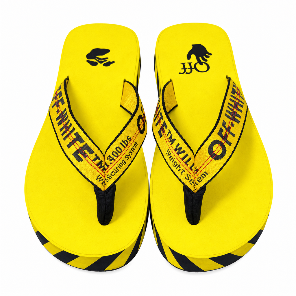 OFF-WHITE FLIP FLOPS