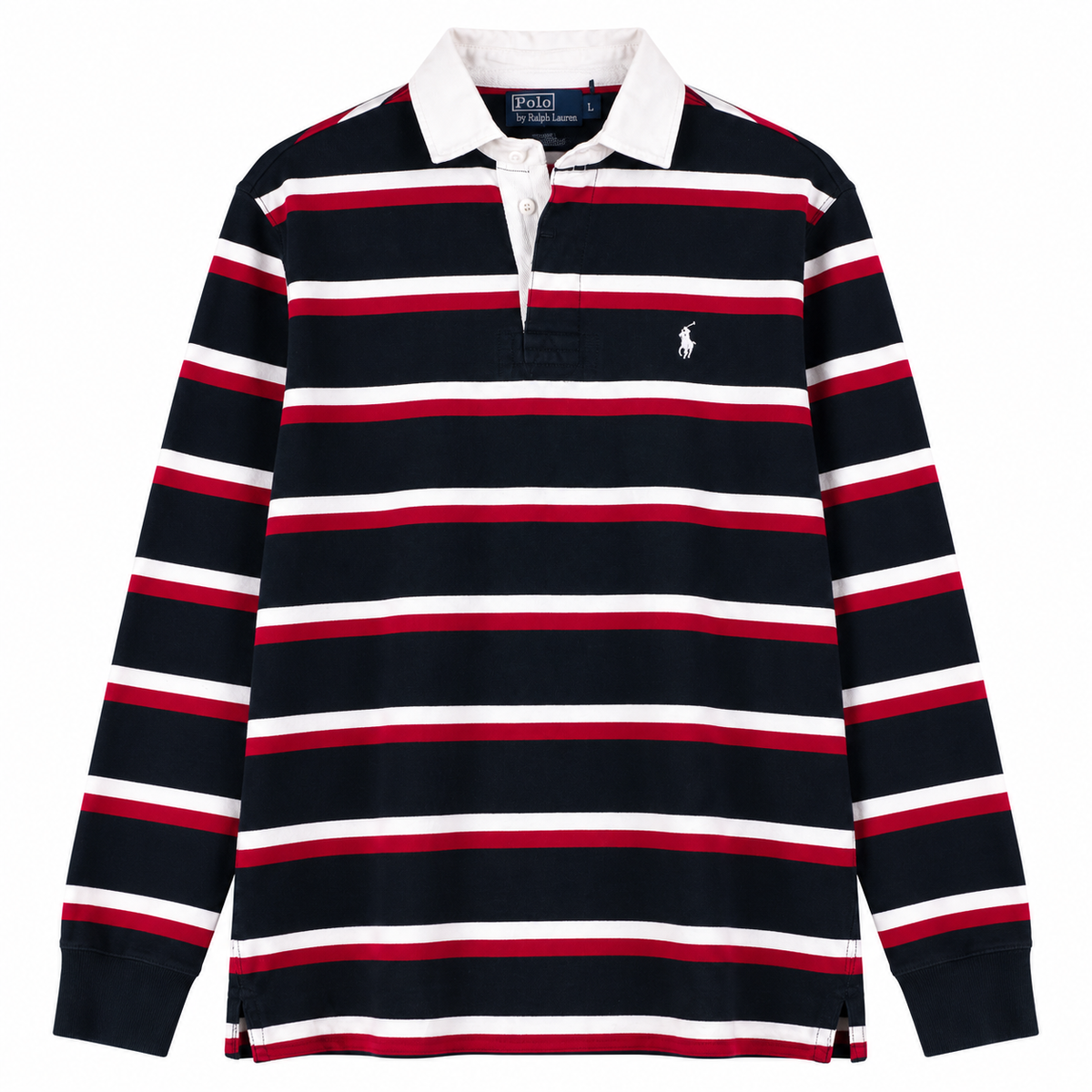RALPH LAUREN STRIPE POLO LONGSLEEVE