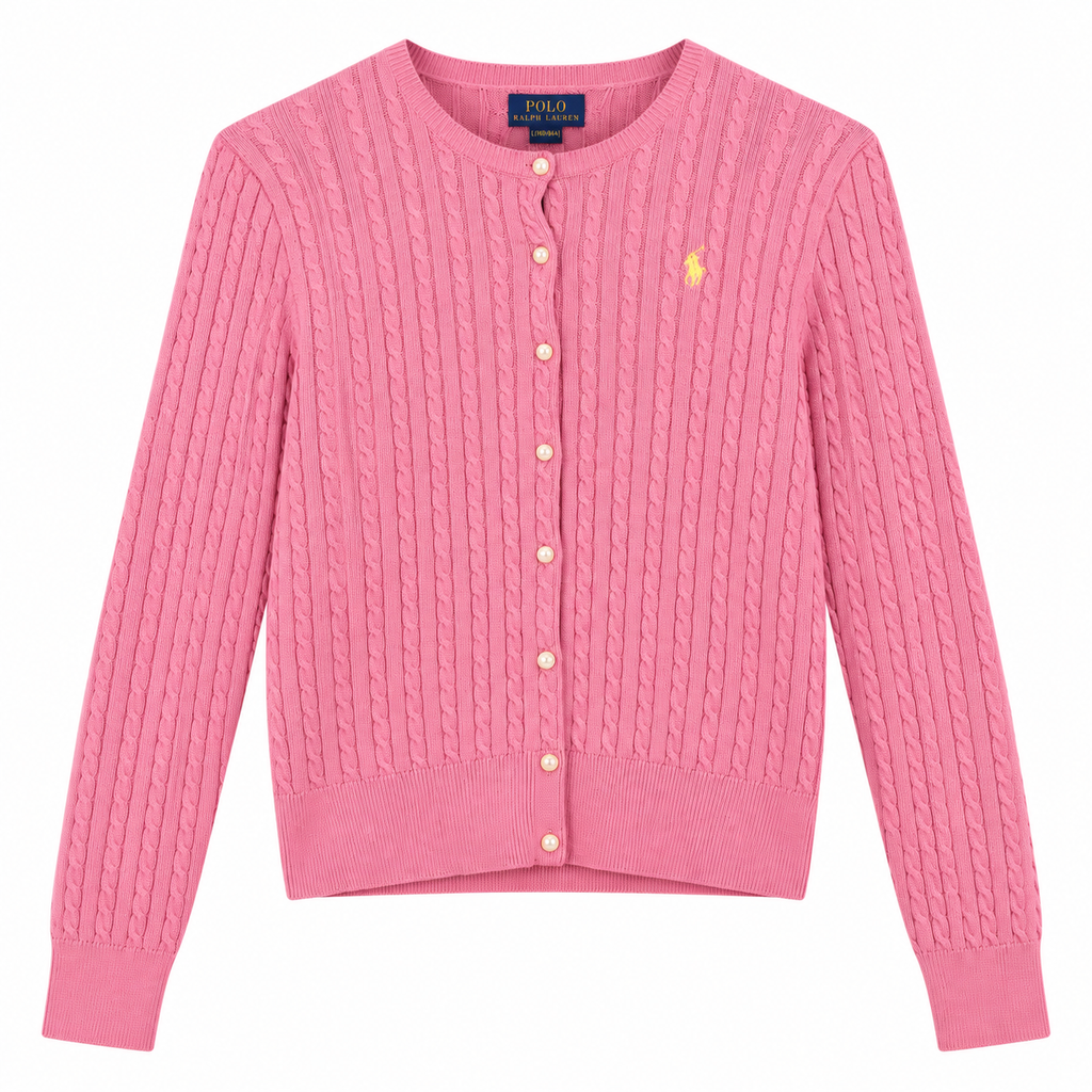 RALPH LAUREN CABLE-KNIT CARDIGAN