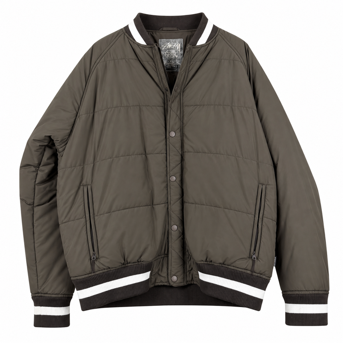 STUSSY GEAR PUFFER BOMBER JACKET