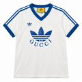 GUCCI X ADIDAS V-NECK TEE