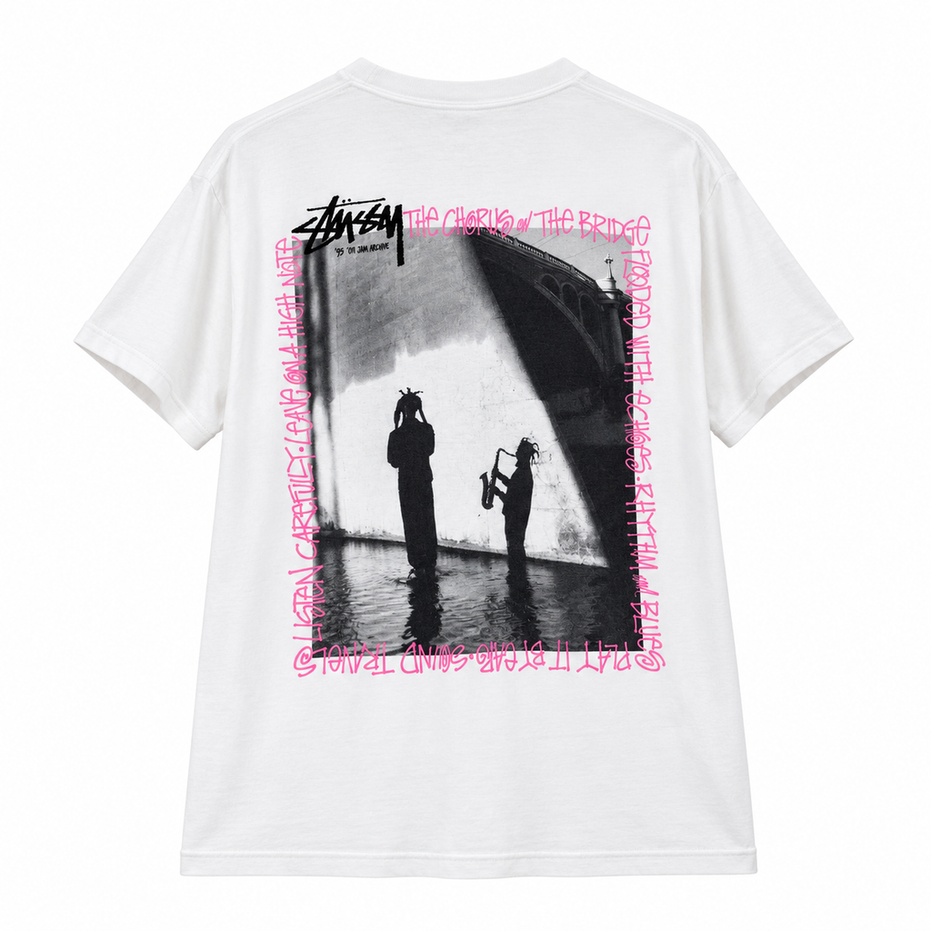 STUSSY CHORUS & BRIDGE TEE