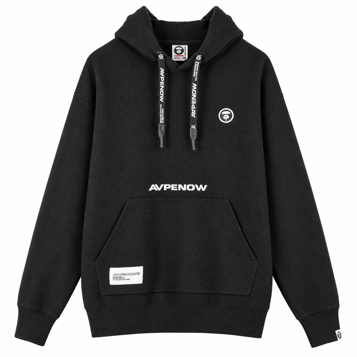 AAPE  MOONFACE KNIT HOODIE