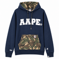 AAPE NAVY BLUE CHEST LOGO