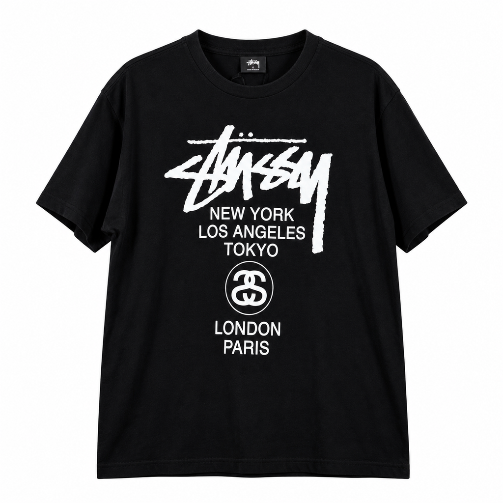 STUSSY LONDON PARIS TEE