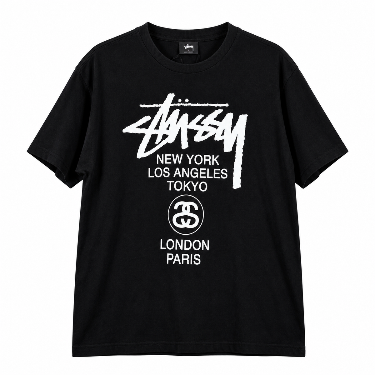 STUSSY LONDON PARIS TEE