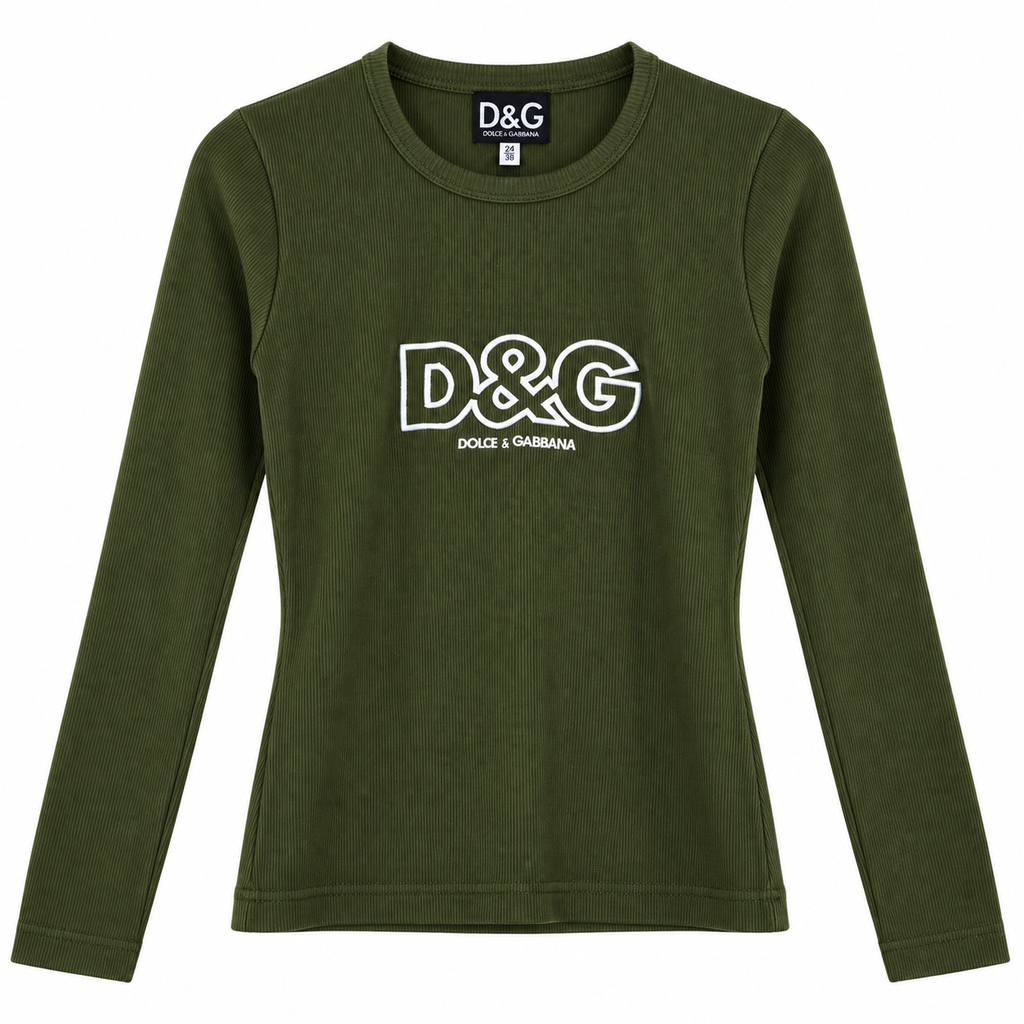 VINTAGE DOLCE & GABBANA EMBROIDERED KNITTED