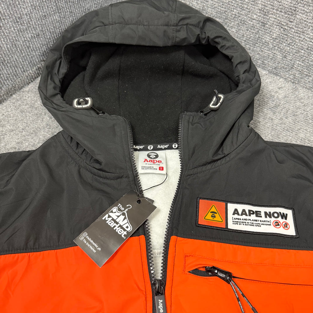 AAPE PANELLED ZIP HOODIE