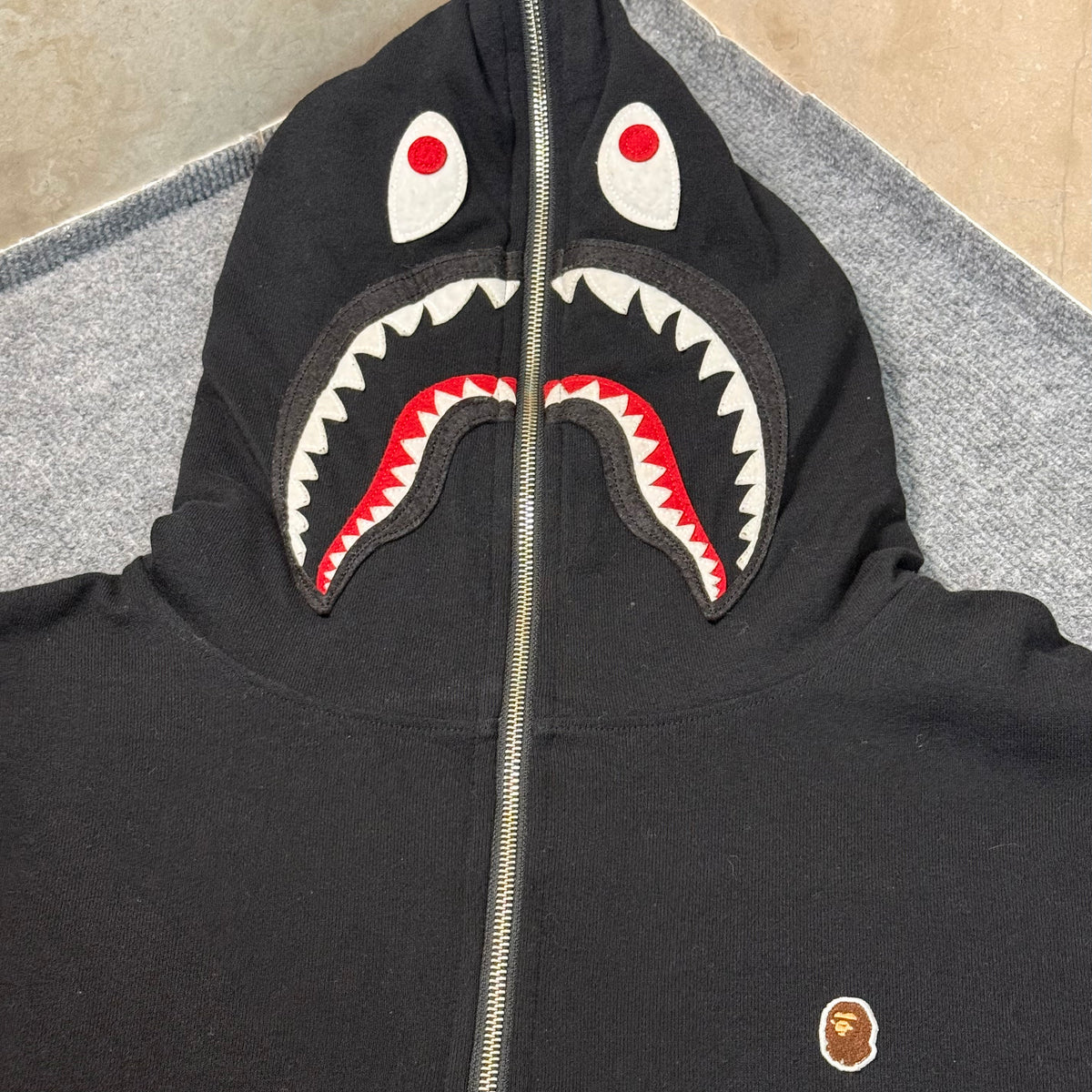 BAPE SHARK HALFZIP