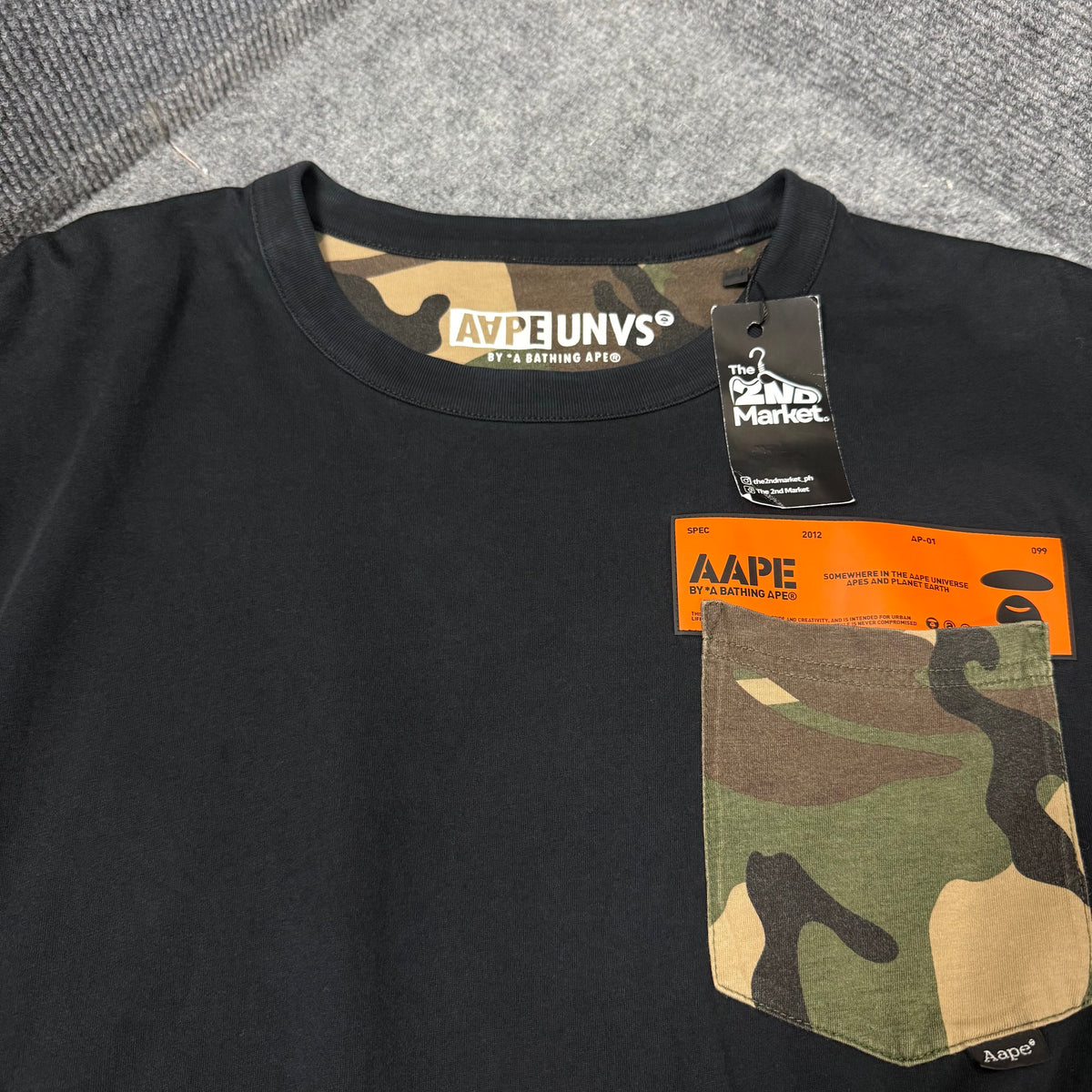 AAPE REVERSIBLE TEE