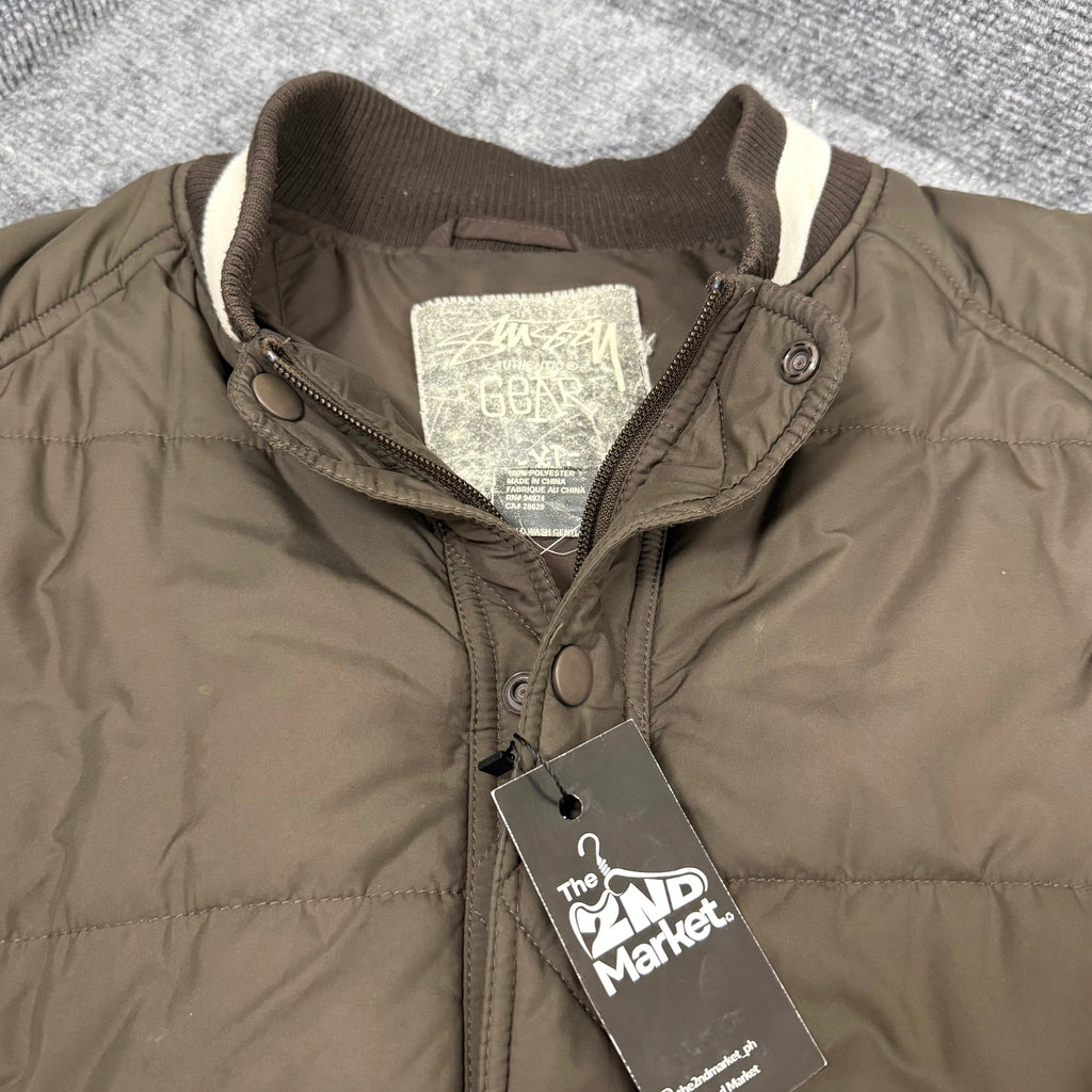 STUSSY GEAR PUFFER BOMBER JACKET