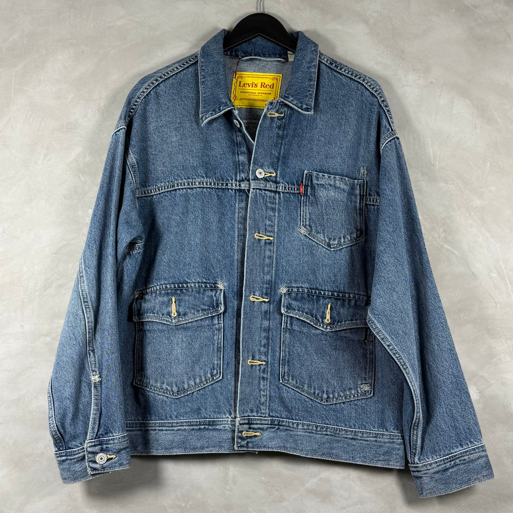 LEVIS' RED DENIM JACKET