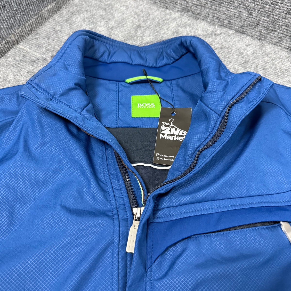BOSS BLUE FULL ZIP JACKET