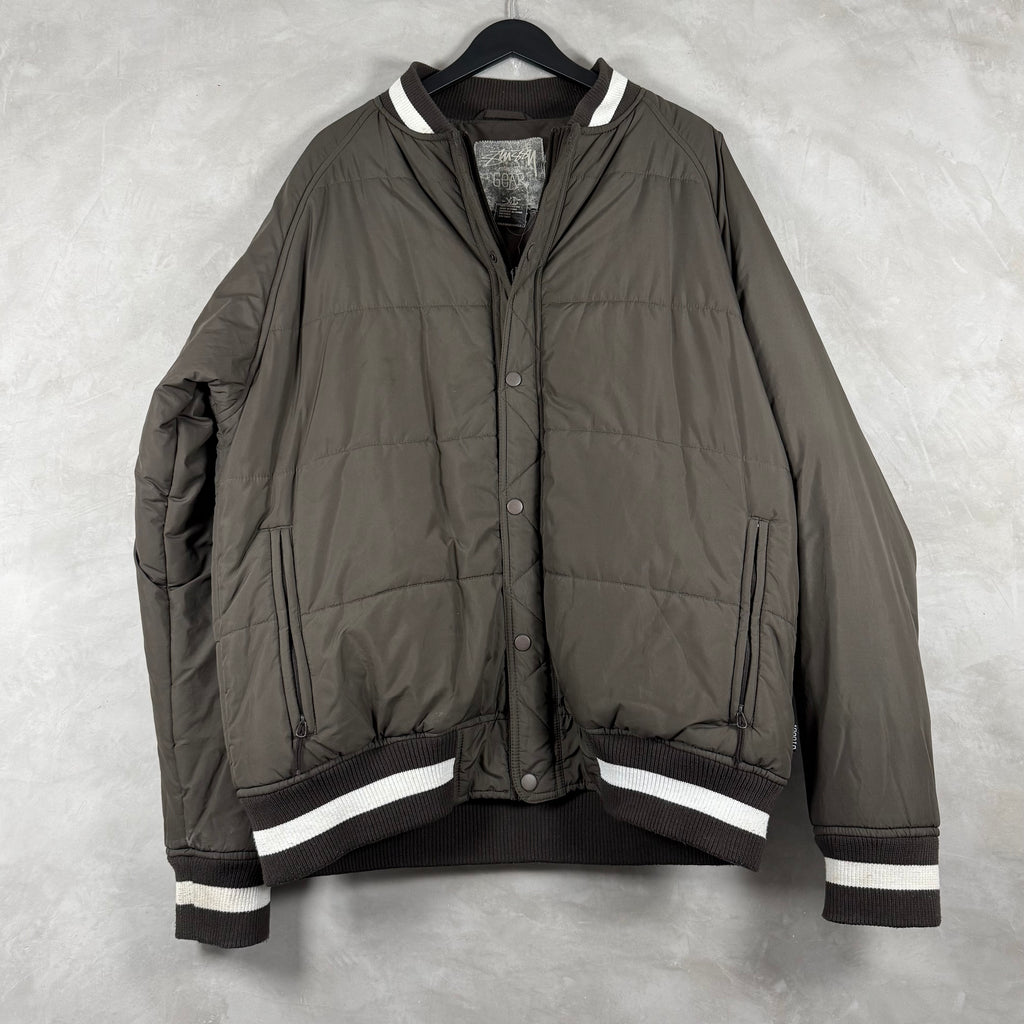 STUSSY GEAR PUFFER BOMBER JACKET