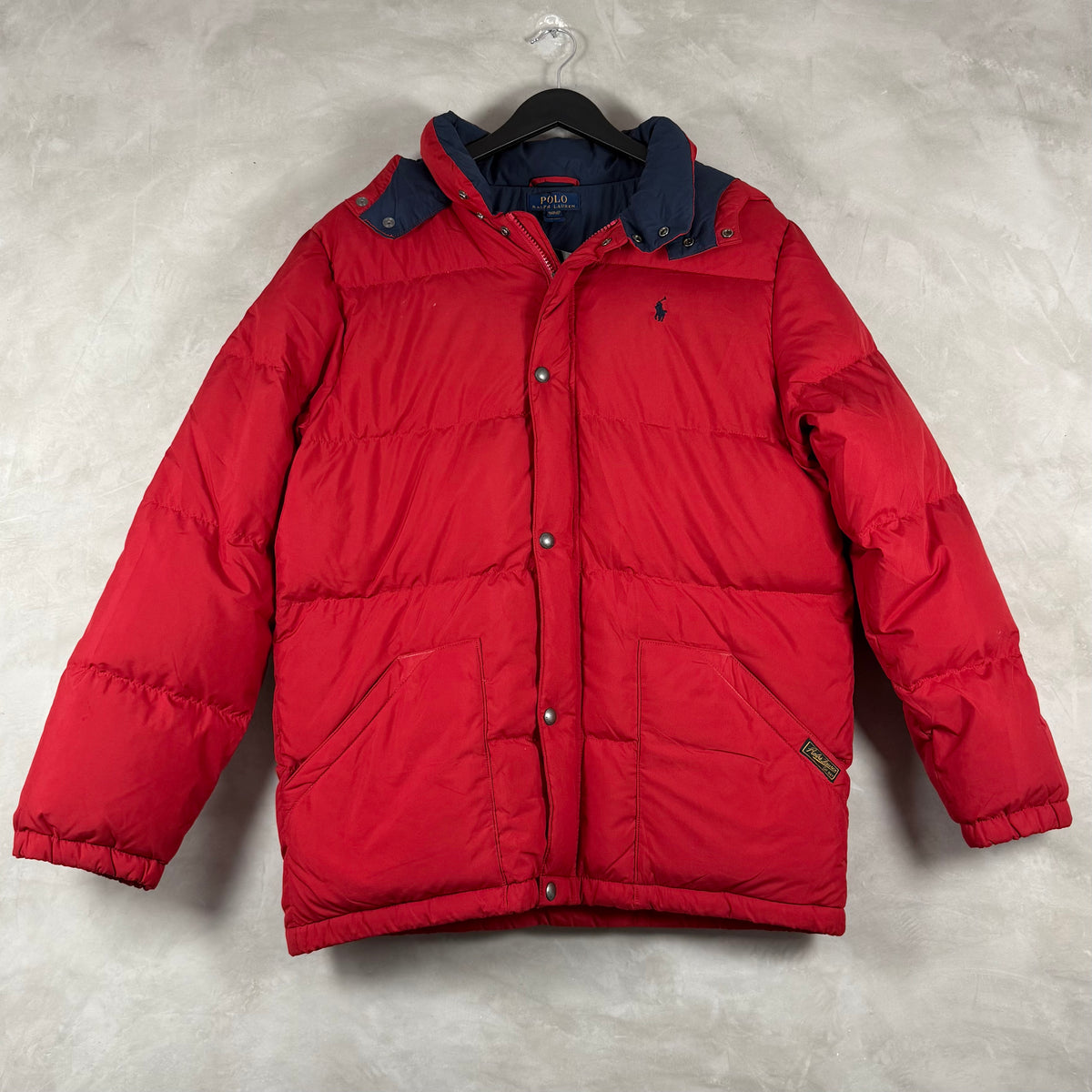 RALPH LAUREN RED PUFFER JACKET
