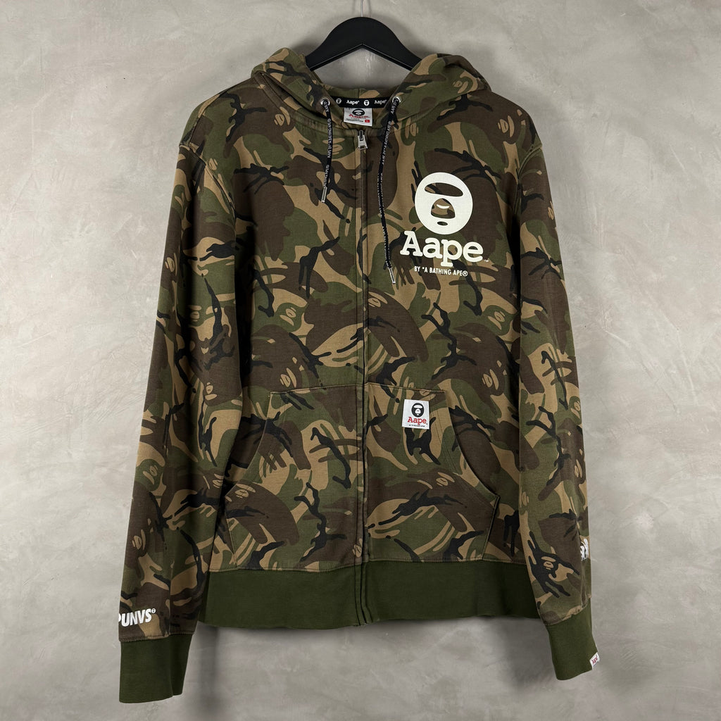 AAPE MOONFACE CAMO FULL ZIP