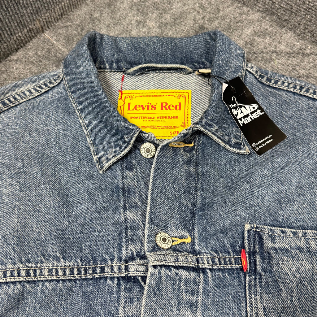 LEVIS' RED DENIM JACKET