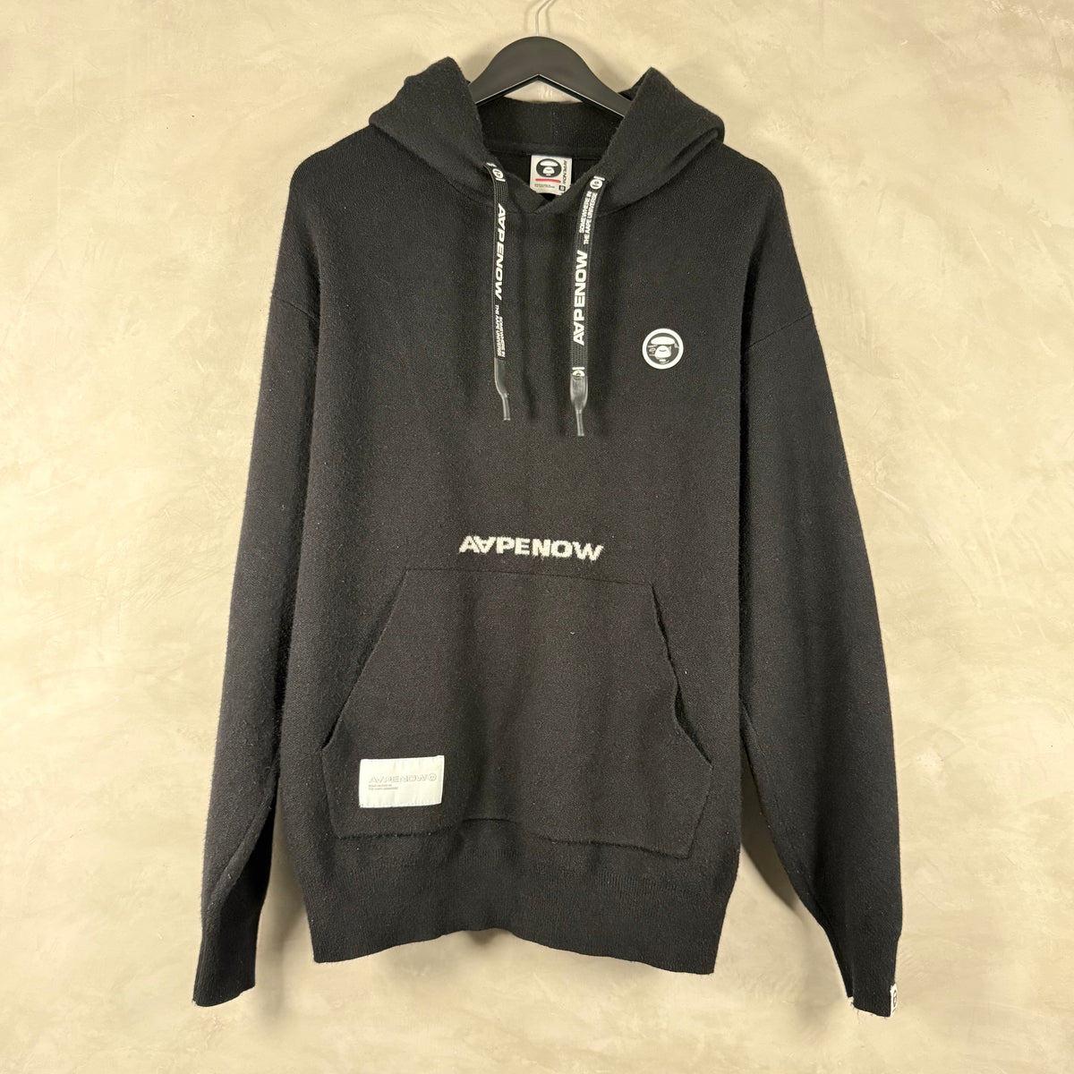 AAPE  MOONFACE KNIT HOODIE