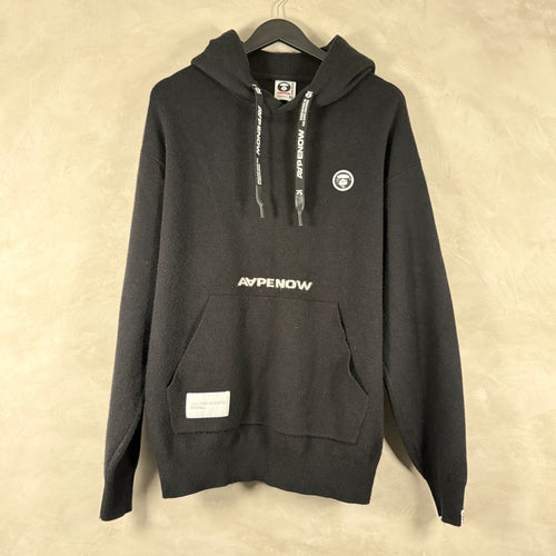 AAPE  MOONFACE KNIT HOODIE