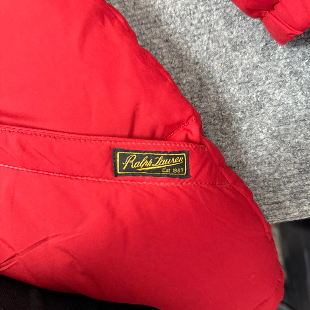 RALPH LAUREN RED PUFFER JACKET