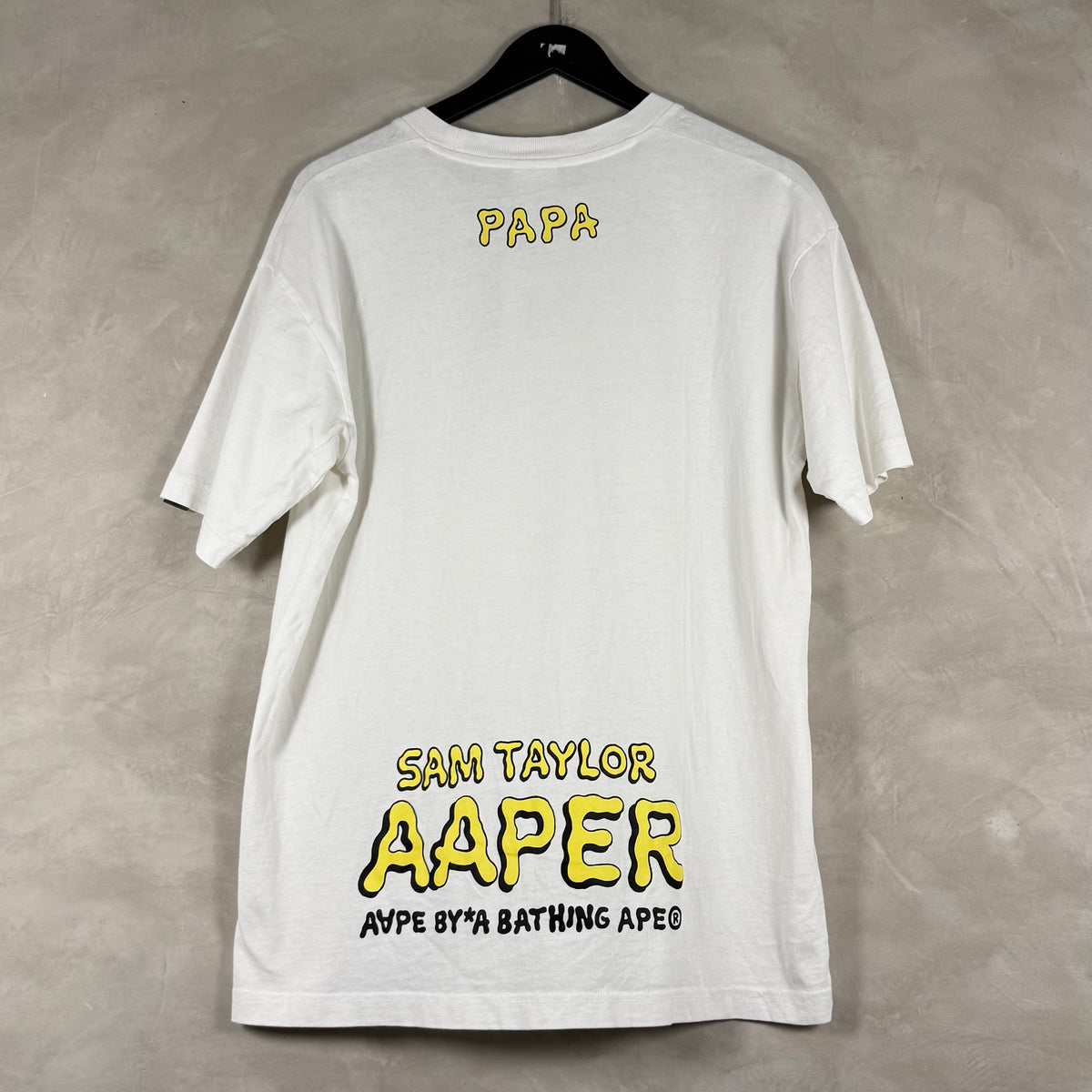 AAPE  X ROB FLOWERS "PAPA" TEE