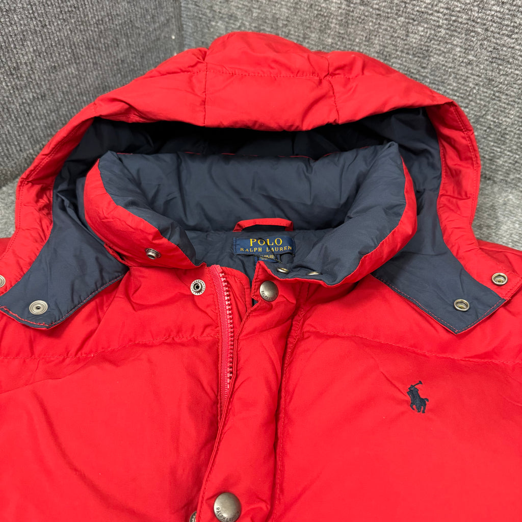 RALPH LAUREN RED PUFFER JACKET
