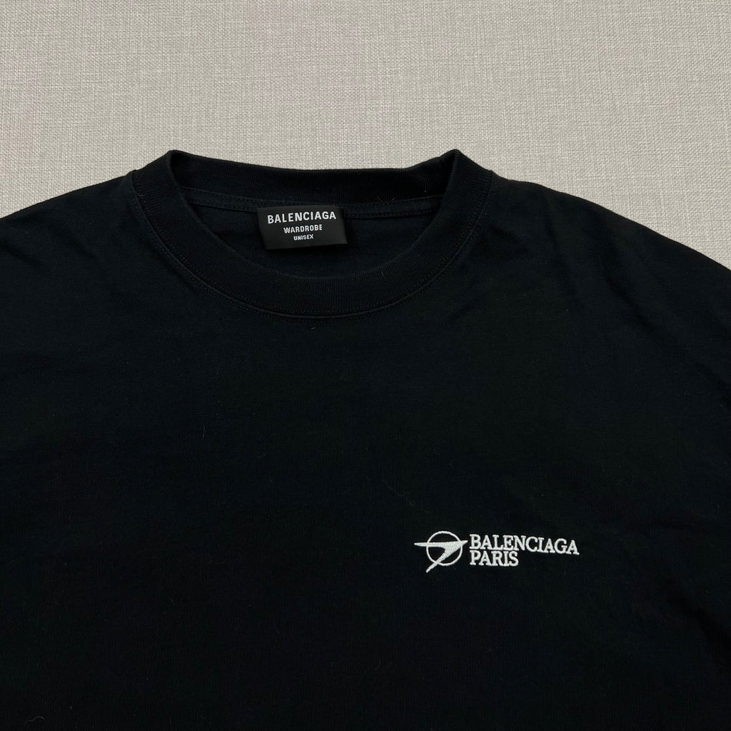 BALENCIAGA CORPORATE LOGO TEE