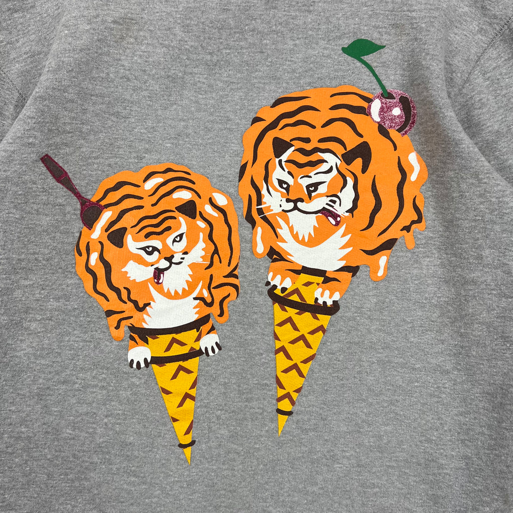 BILLIONAIRE BOYS CLUB "ICE CREAM" TIGER CONES SWEATSHIRT