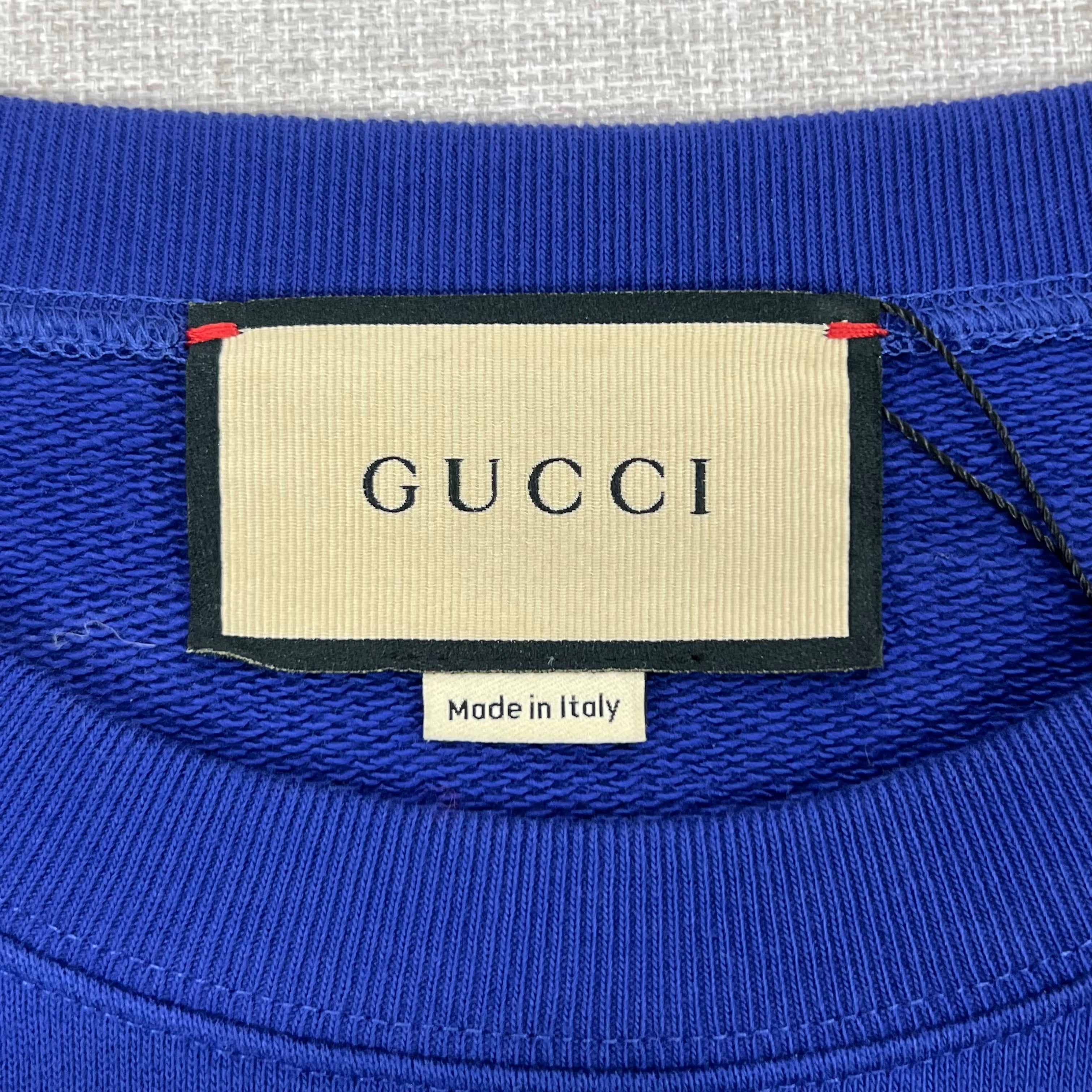 GUCCI COTTON SWEATSHIRT "GUCCI LEMON"