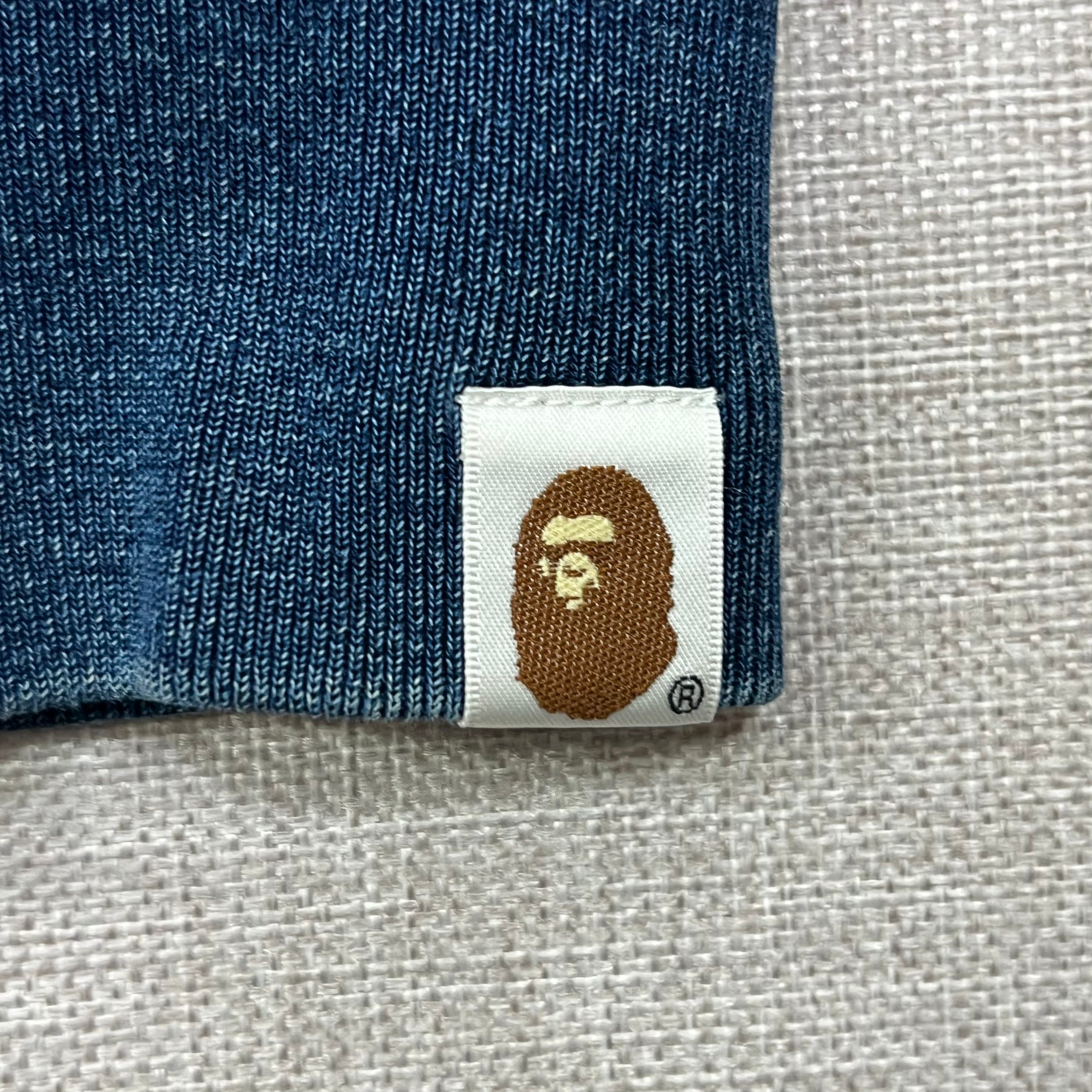 BAPE "BUSY WORKS" EMBOSSED LOGO SWEATSHIRT
