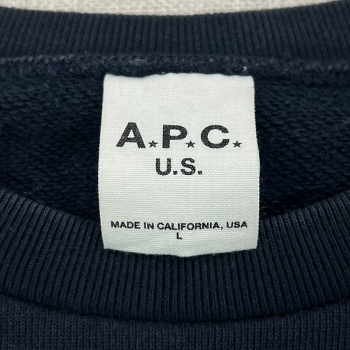 A.P.C USA GABE SWEATSHIRT NAVY