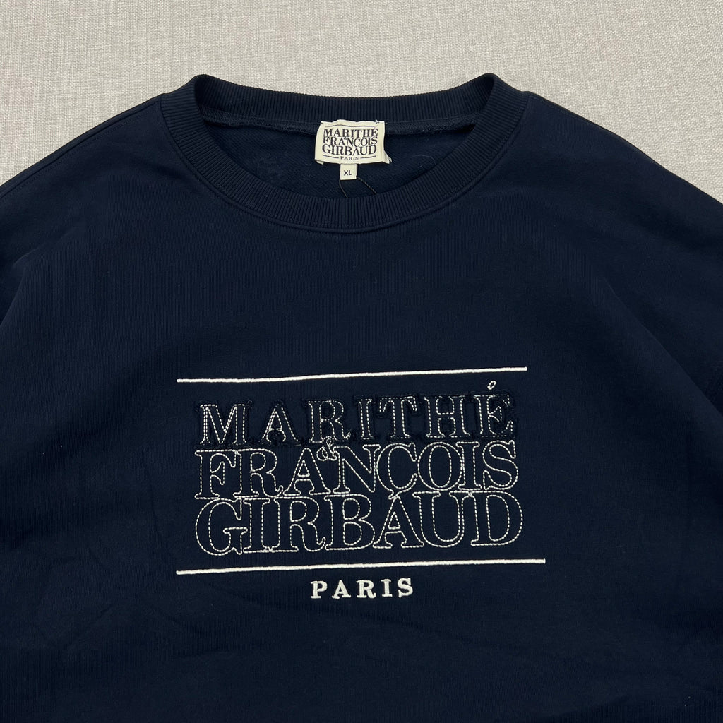 MARITHE FRANCOIS GIRBAUD  "STITCH CLASSIC LOGO" SWEATSHIRT