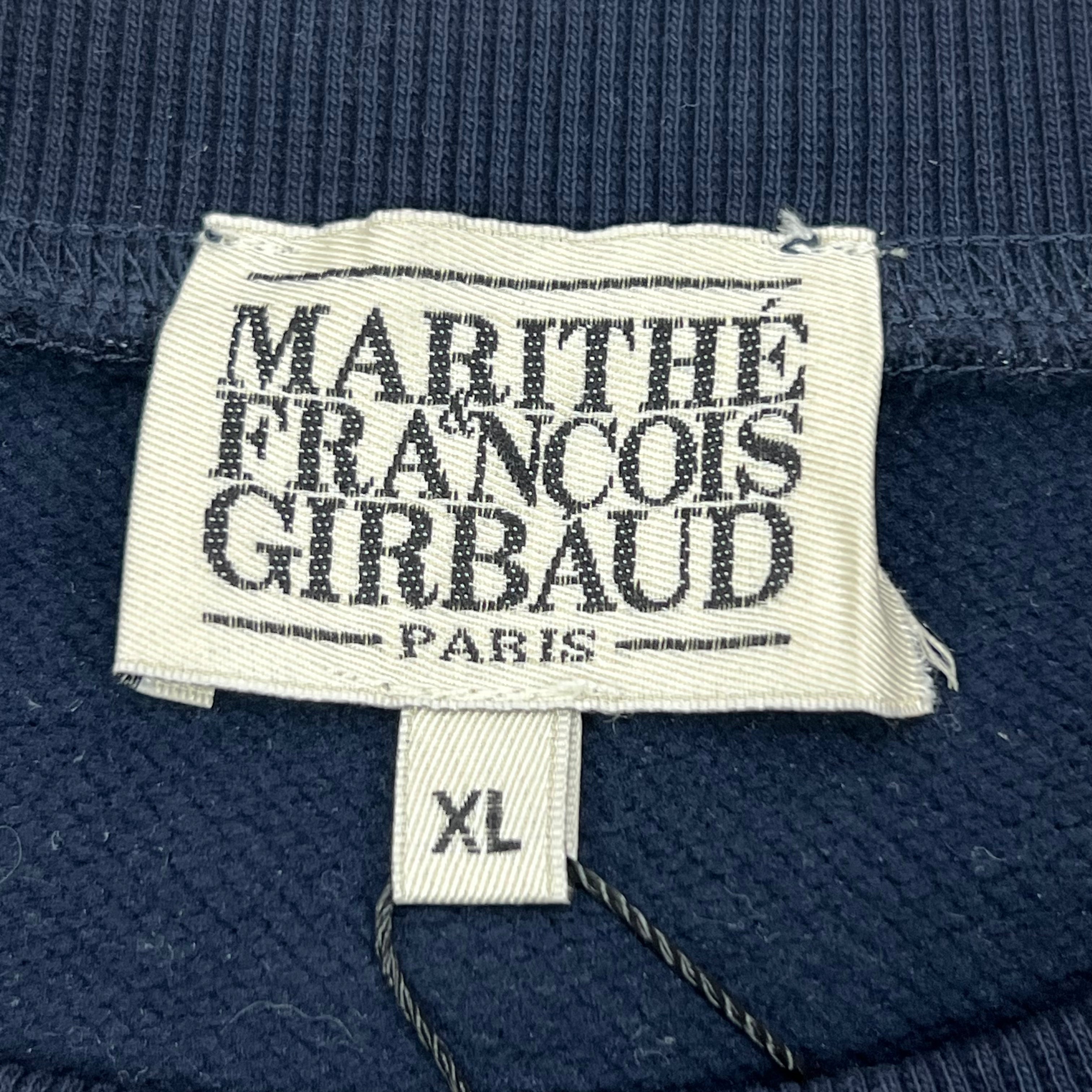 MARITHE FRANCOIS GIRBAUD  "STITCH CLASSIC LOGO" SWEATSHIRT