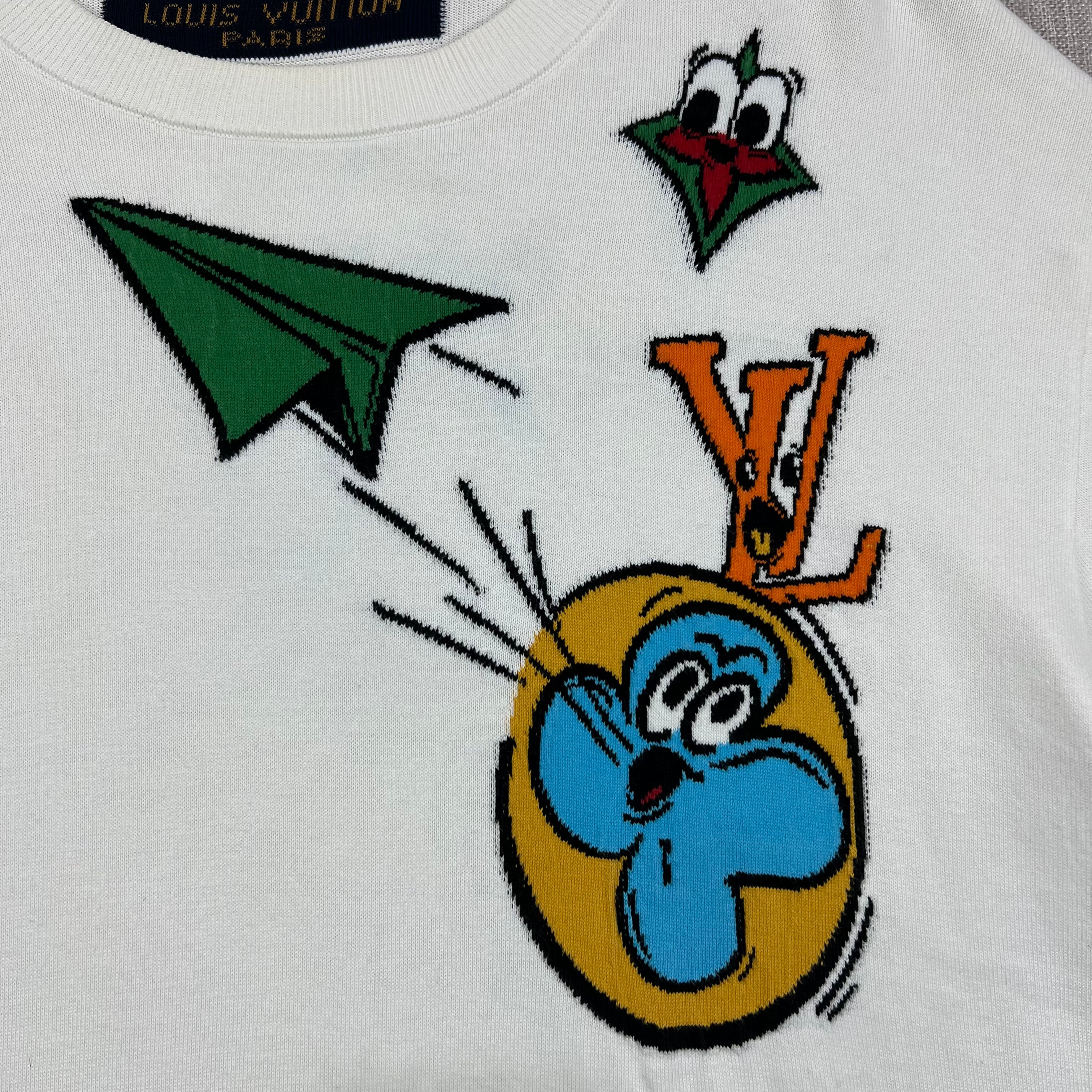 LOUIS VUITTON MONOGRAM COMICS INTARSIA TEE