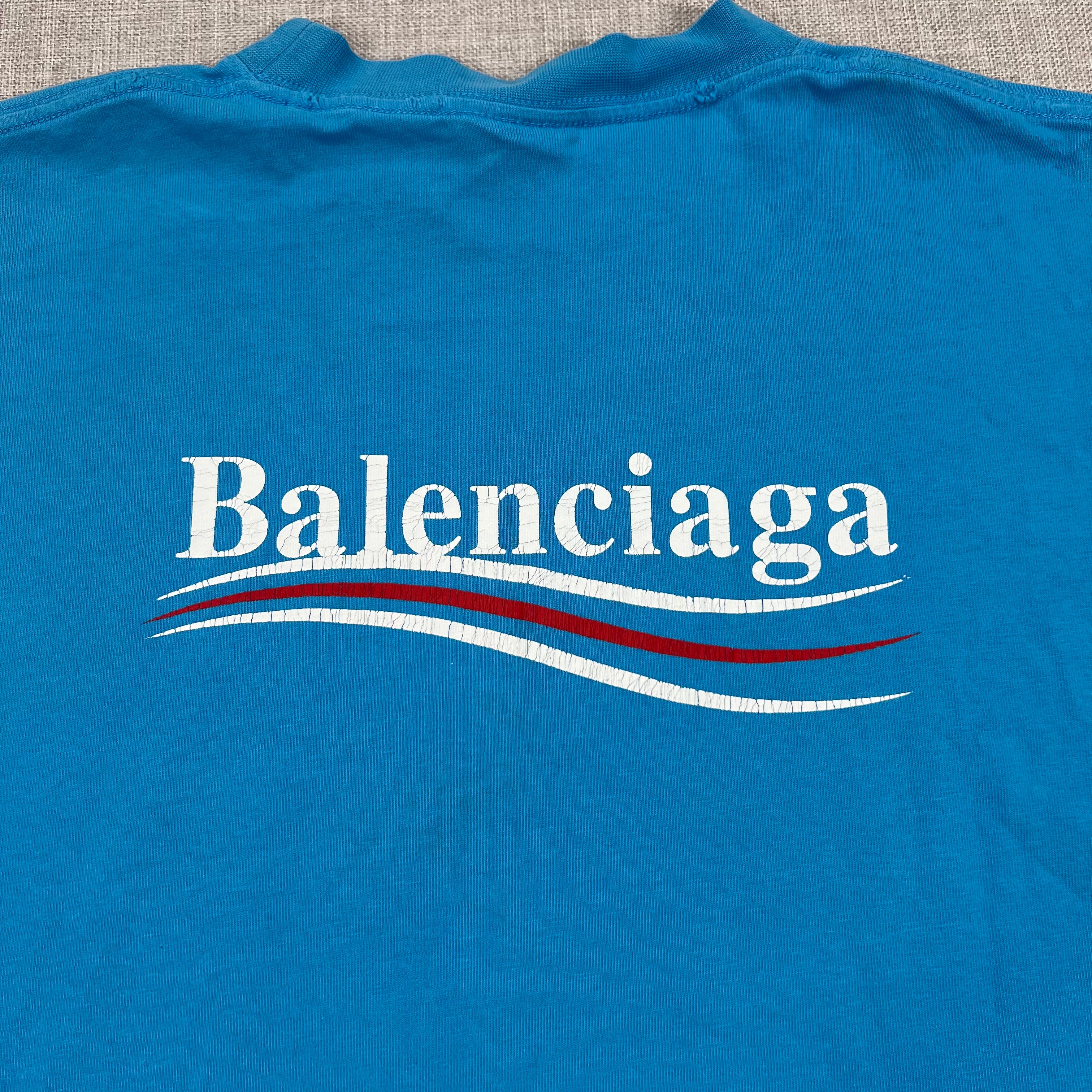 BALENCIAGA POLITICAL CAMPAIGN TEE