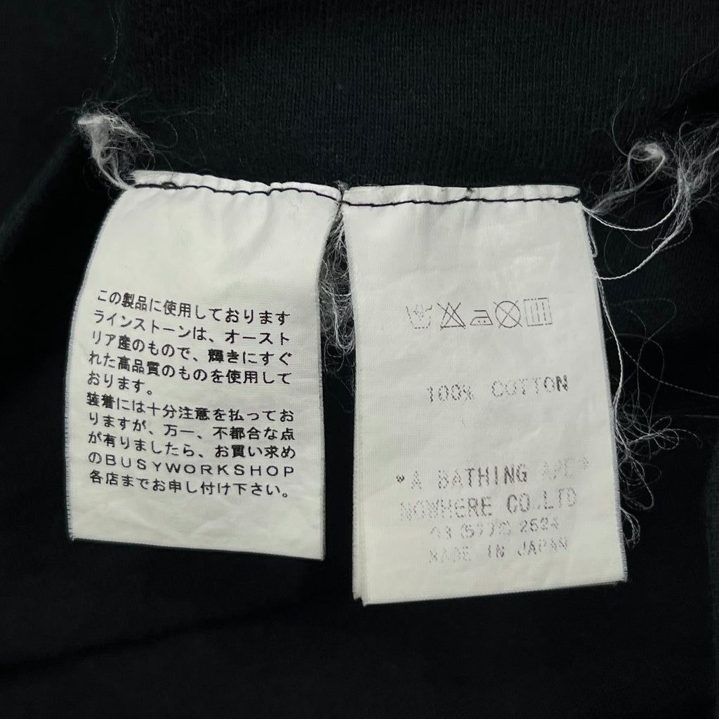 BAPE HEARTSTA CRYSTAL TEE