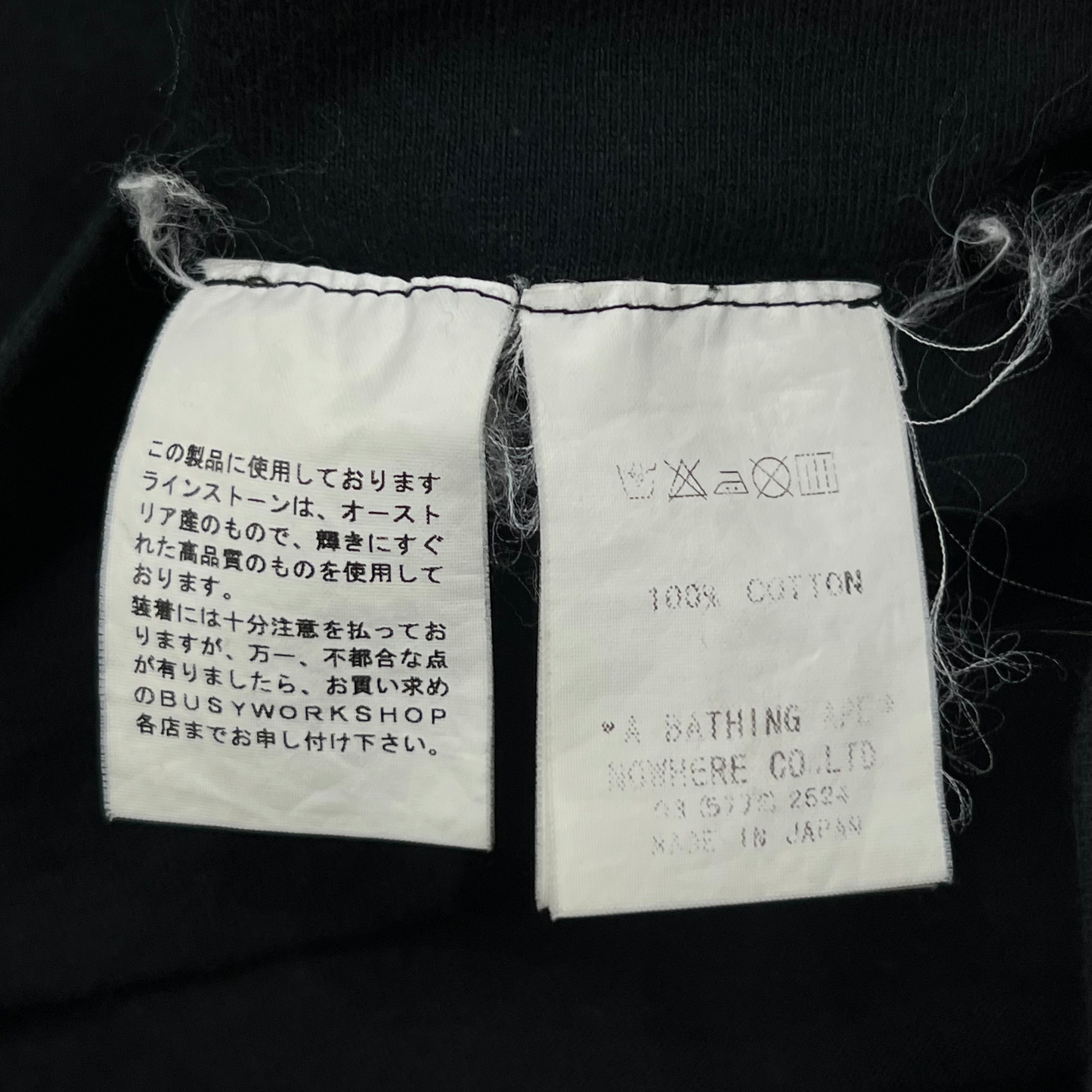 BAPE HEARTSTA CRYSTAL TEE