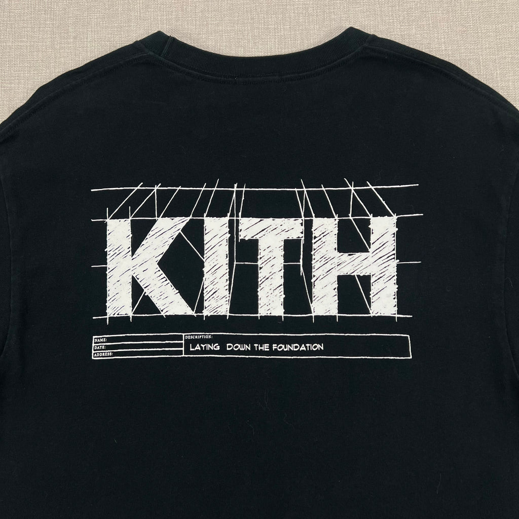 KITH BLUEPRINT TEE "LAYING THE FOUNDATION"