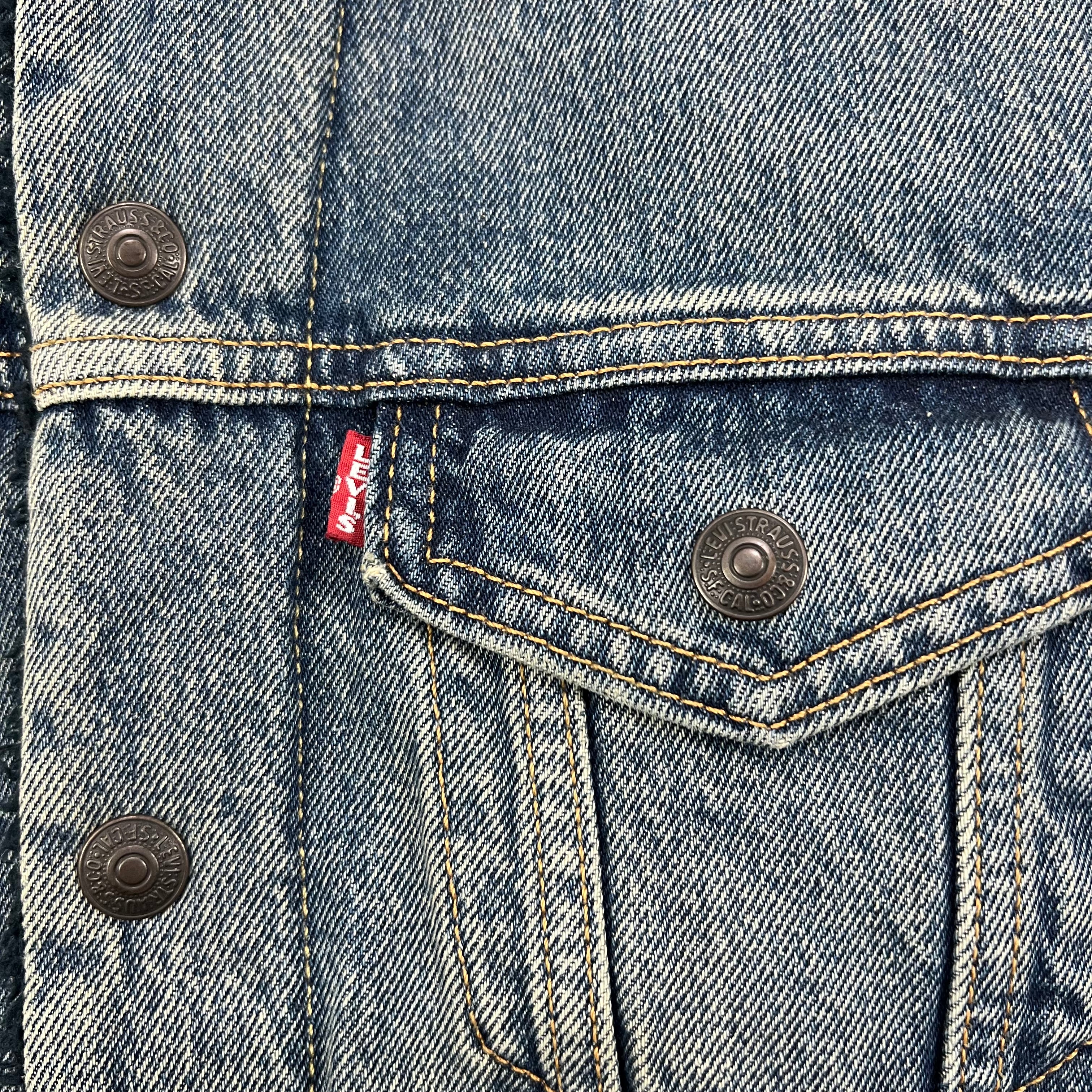 LEVI'S BLUE DENIM TRUCKER JACKET