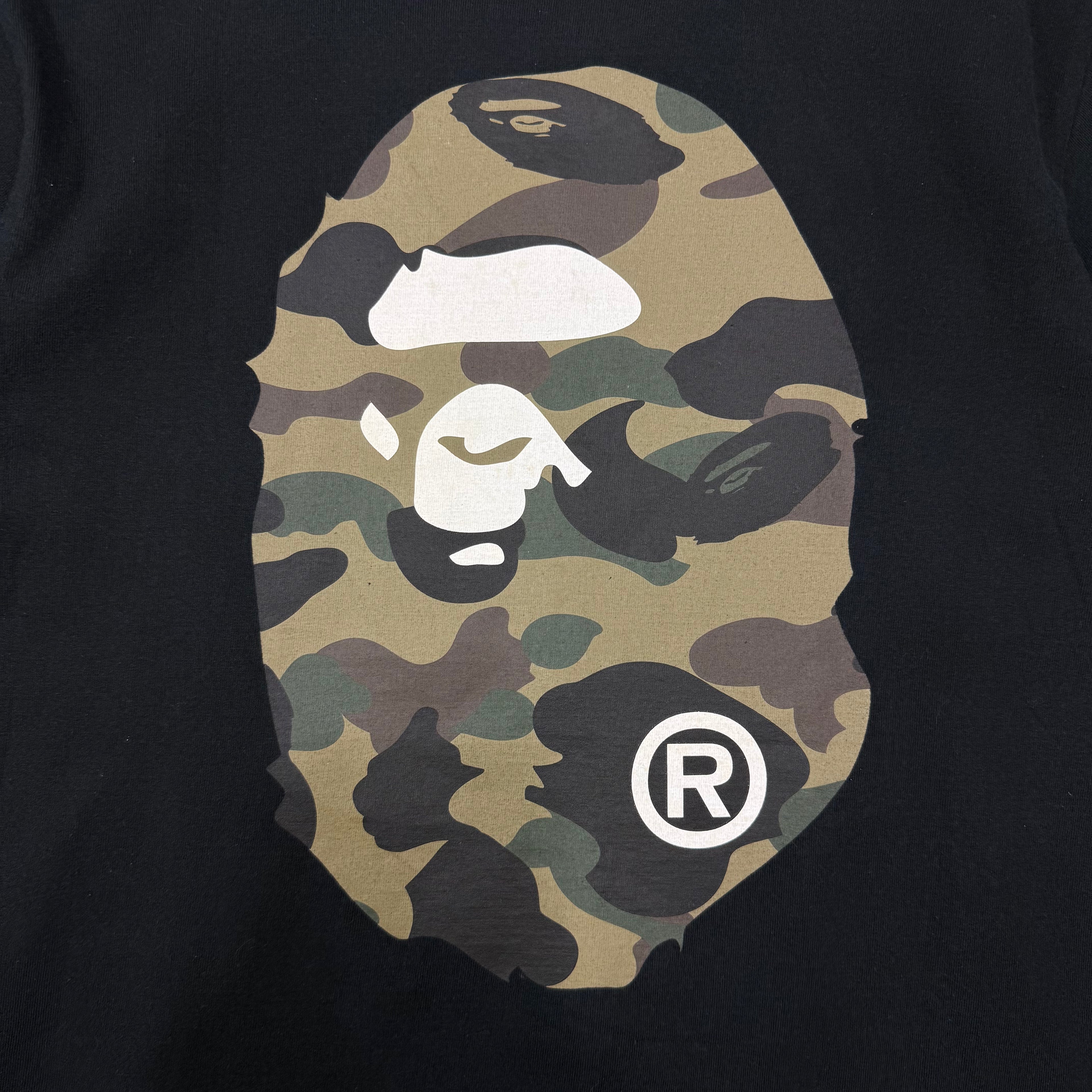 BAPE CAMO BIG APE HEAD TEE
