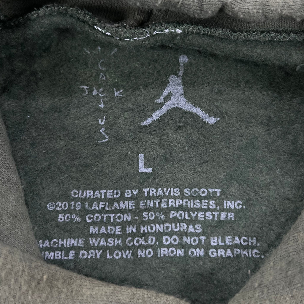OLIVE GREEN TRAVIS SCOTT X JORDAN "HIGHEST" HOODIE