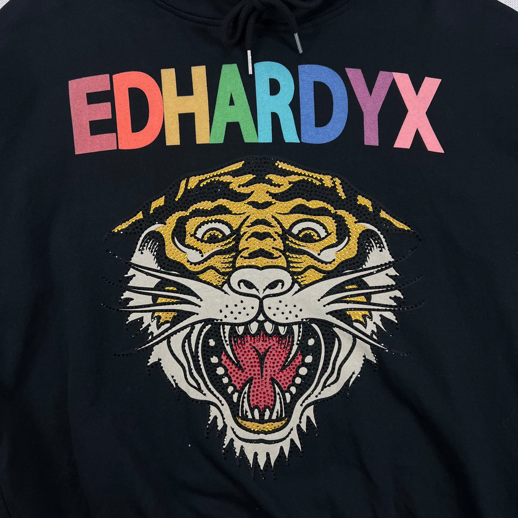ED HARDY "ED HARDYX" LOGO HOODIE